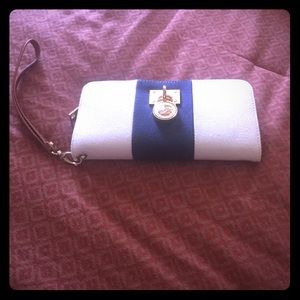 Tracy Zhou wallet with wrist strap